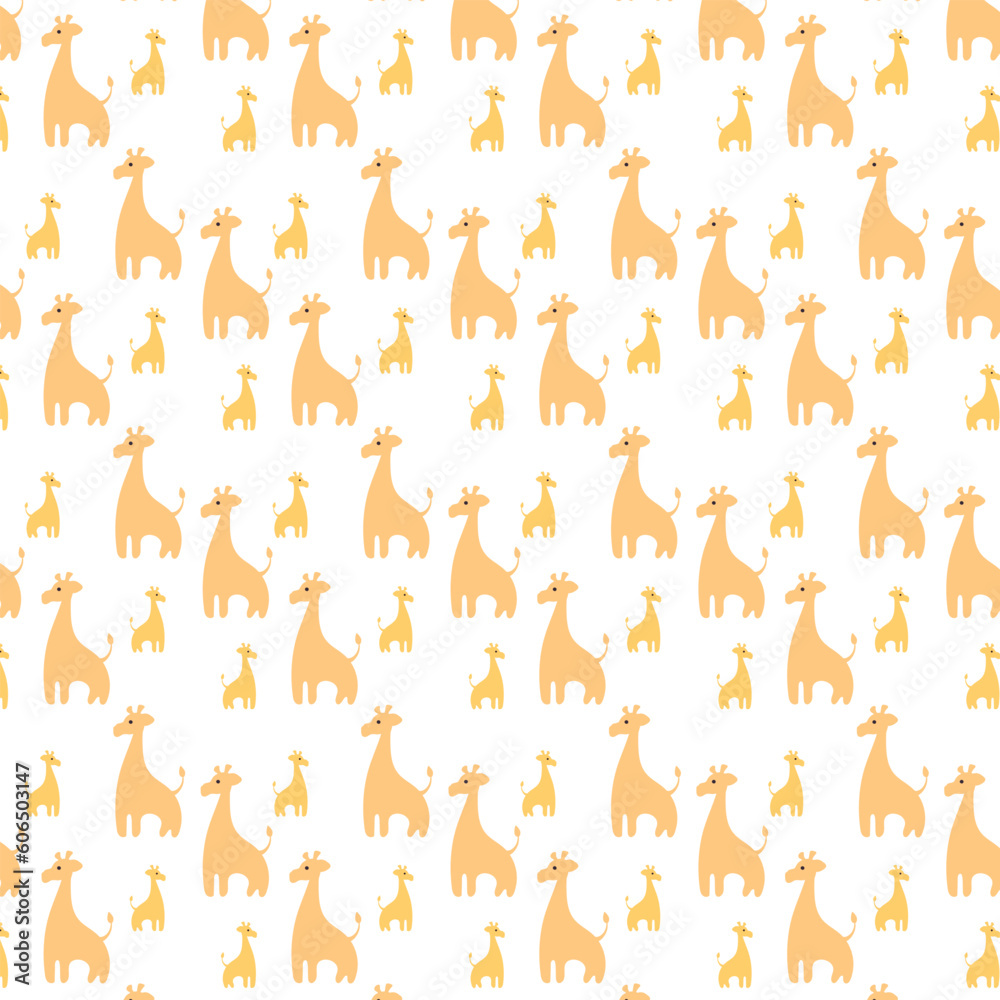 Giraffes background for design decoration.
