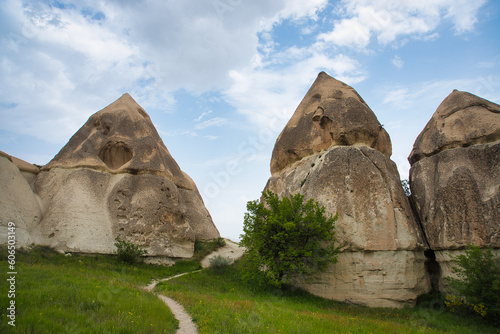 Obraz na płótnie Cappadocia, Turkey. Love Valley. Spring 2023 w salonie