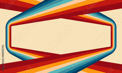 Vintage Striped Backgrounds, Posters, Banner Samples, Retro Colors from the 1970s 1980s, 70s, 80s, 90s. retro vintage 70s style stripes background poster lines. shapes vector design graphic 1980s