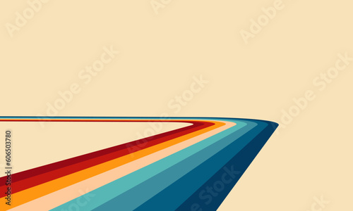 Vintage Striped Backgrounds, Posters, Banner Samples, Retro Colors from the 1970s 1980s, 70s, 80s, 90s. retro vintage 70s style stripes background poster lines. shapes vector design graphic 1980s