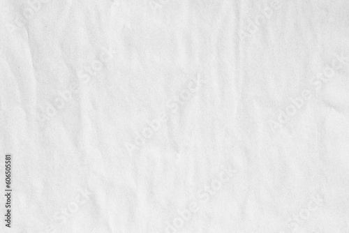 horizontal white crumpled paper texture