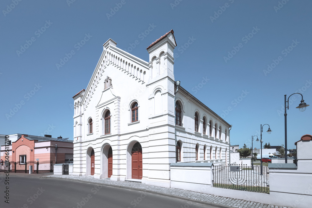 Jewish synagogue in Buk, Poznan county, Poland, one of the best preserved synagogues in Wielkopolska region.