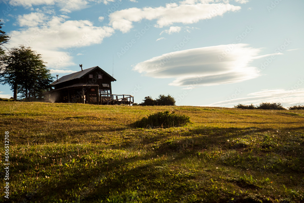 house in the field house in the field