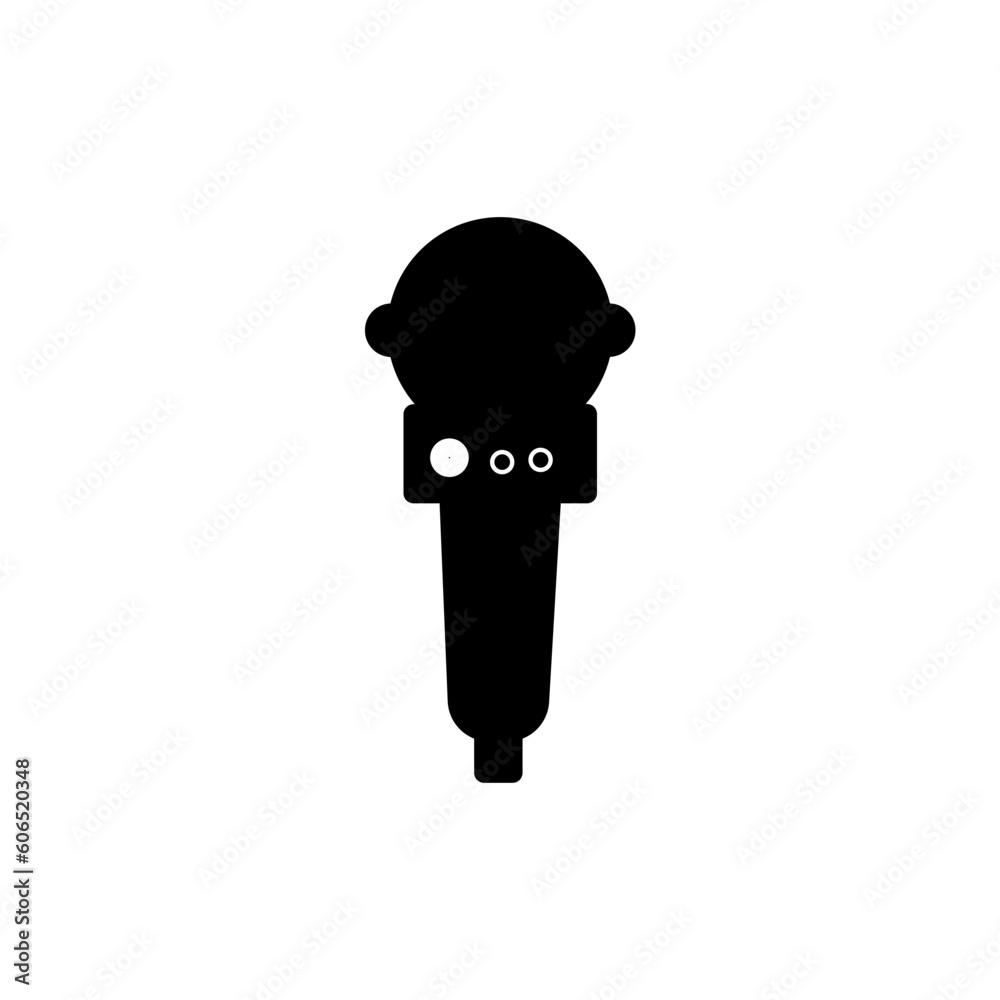 Mic Audio Sound Solid Icon Mic Audio Sound Solid Icon