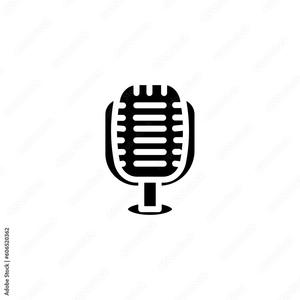 Microphone Audio Sound Solid Icon Microphone Audio Sound Solid Icon