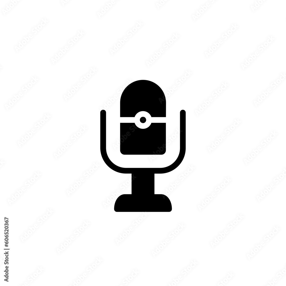 Microphone Audio Sound Solid Icon Microphone Audio Sound Solid Icon