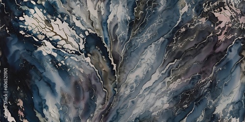 Fluid watercolor marble texture, colourful abstract paint, mix colors.