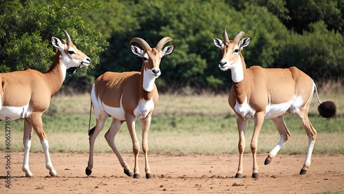 impala in the savannah © Alex