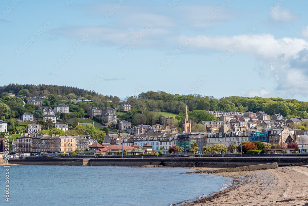 Rothesay town on the Isle of Bute, Scotland