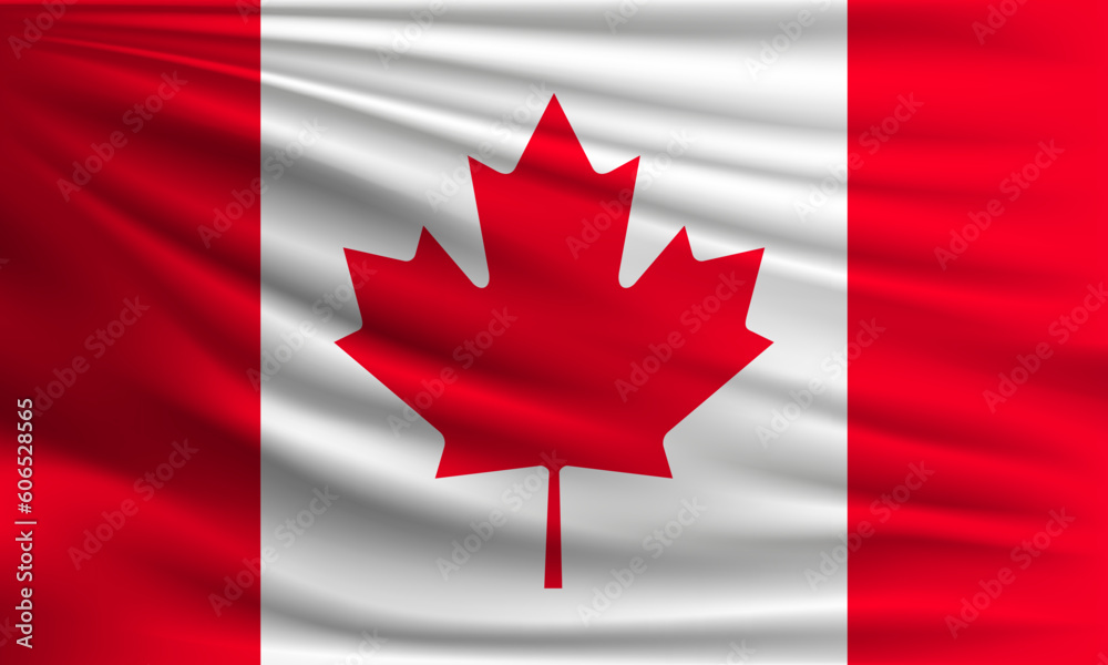 Vector flag of Canada Vector flag of Canada