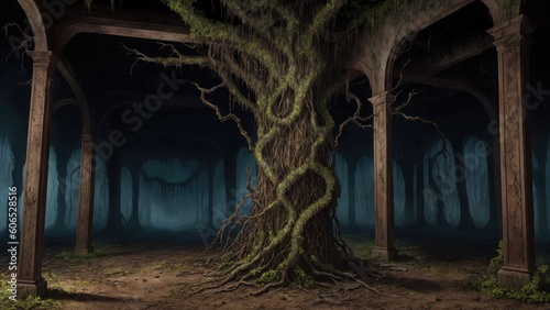 old abandoned building