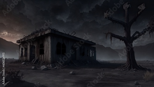 old abandoned building