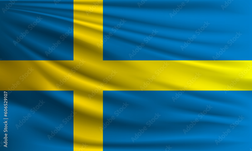 Vector flag of Sweden Vector flag of Sweden