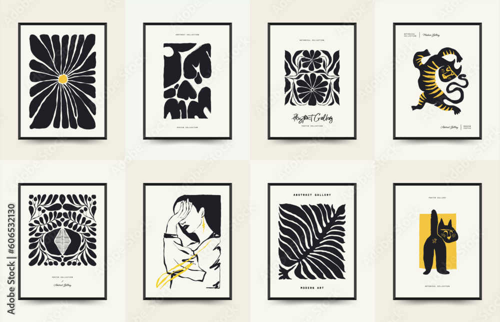 Modern Art Poster. Matisse Abstract Set, Aesthetic Modern, Boho Decor, Minimalist, Illustration, Vector, Poster, Postcard. Aesthetic minimalist design. Vector illustrations. Modern Art Poster. Matisse Abstract Set, Aesthetic Modern, Boho Decor, Minimalist, Illustration, Vector, Poster, Postcard. Aesthetic minimalist design. Vector illustrations.