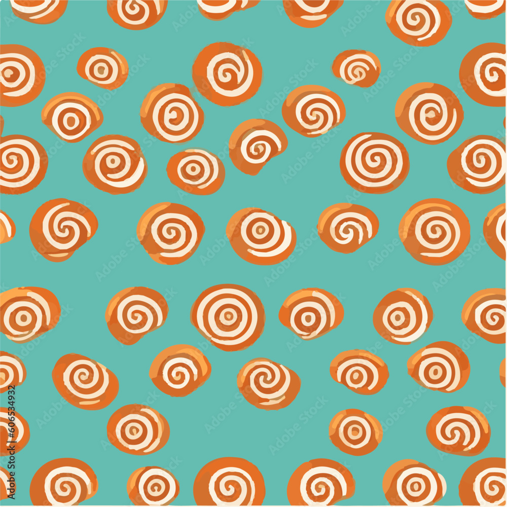 cute simple cinnamon roll pattern, cartoon, minimal, decorate blankets, carpets, for kids, theme print design
