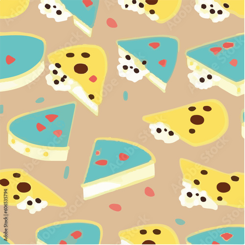 cute simple flan pattern, cartoon, minimal, decorate blankets, carpets, for kids, theme print design
