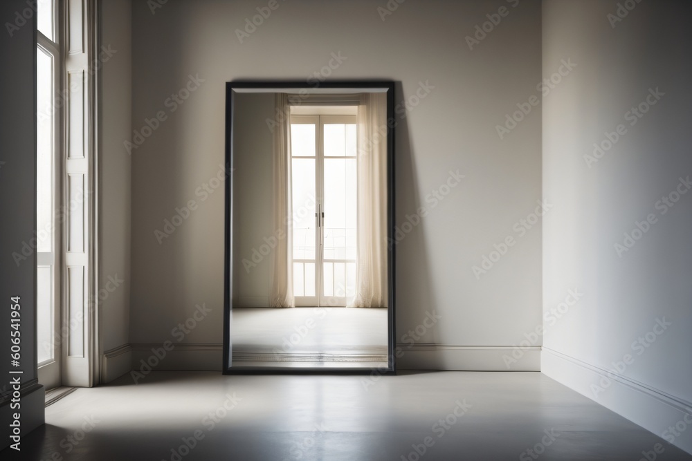 Fototapeta premium Ai Generated minimalist wall background