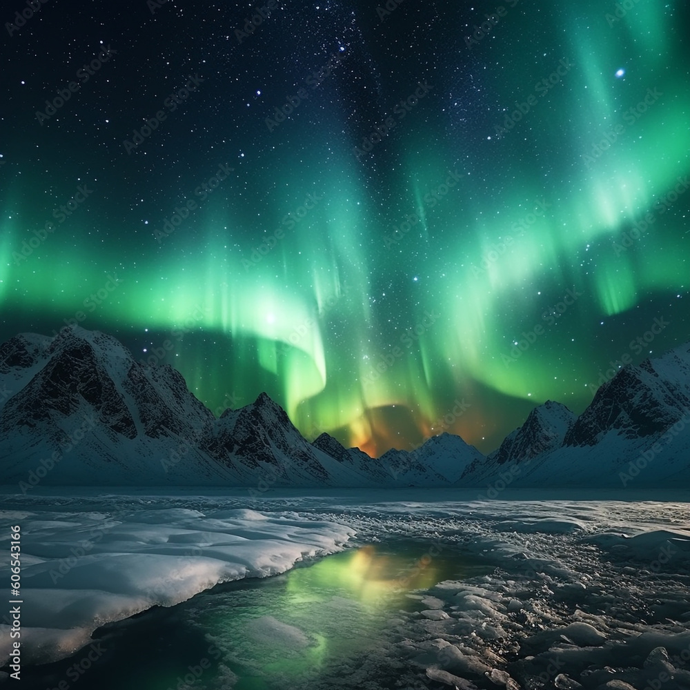 Northern Lights Photography Aurora borealis Lapland night landscape