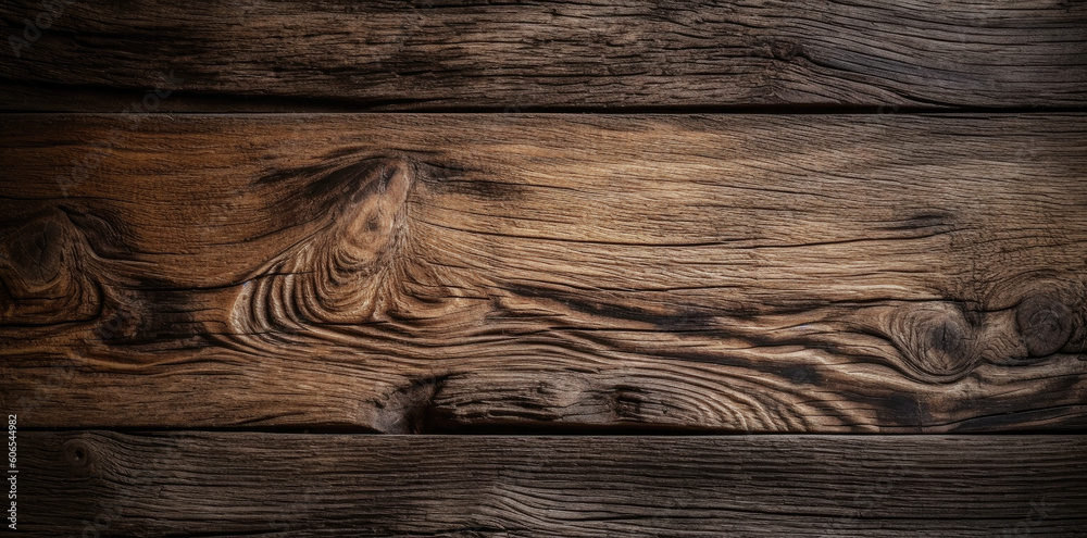Fototapeta premium Dark wooden texture. 