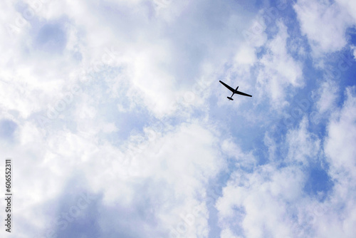 Paragliding in the Clouds: A Bird's Eye View from Below