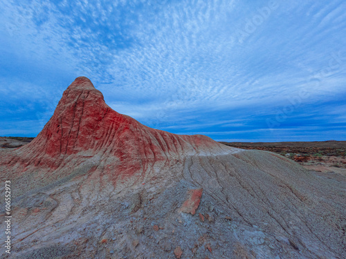 Rocas Coloradas, a landscape of Mars in Patagonia Argentina, Chubut