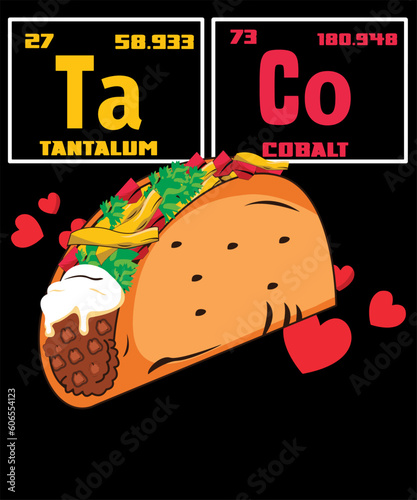 Ta Co Elements Cartoon Taco For Taco Lovers