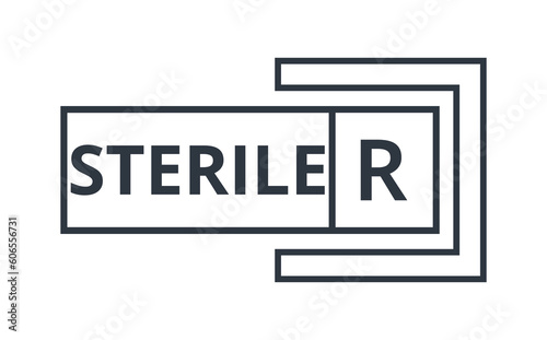Example of Sterile Fluid Path Sterilized Using Irradiation Symbol.

