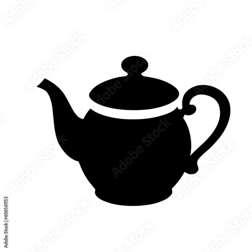 teapot isolated on white