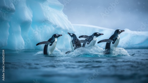 penguins playful nature