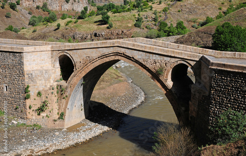 Kasrik Bridge, located in Bitlis, Turkey, was built in the 16th century. photo
