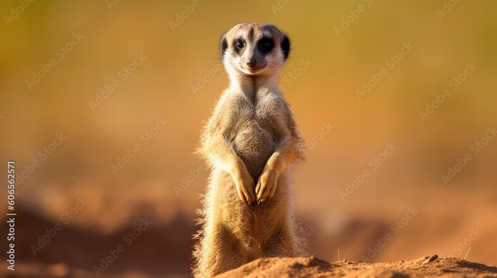 Fototapeta premium meerkat on the lookout