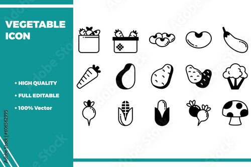 Vegetable Icon Pack