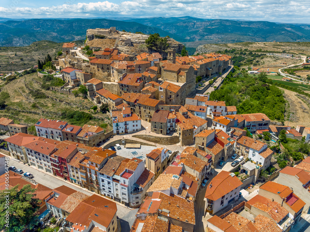 The town of Culla in Castellon Valencia