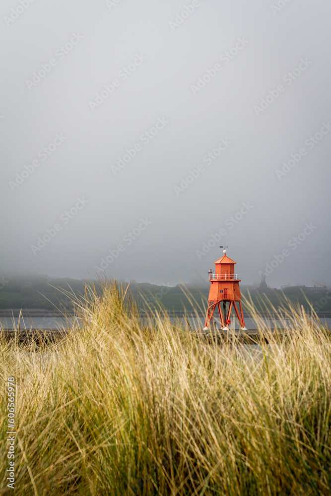Fotografie Herd Groyne and the Mist
