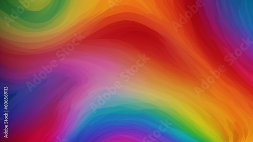 An Image Of A Mesmerizing Rainbow Colored Background With A Black Background AI Generative