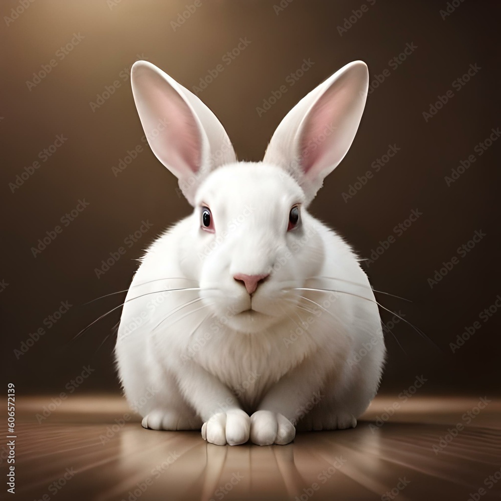 white rabbit on black background white rabbit on black background