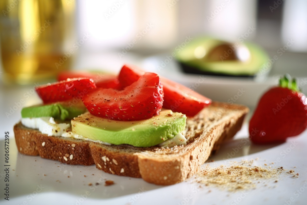 healthy breakfast with toast sandwich Cinematic Editorial Food Photography healthy breakfast with toast sandwich Cinematic Editorial Food Photography