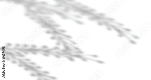 Realistic blurred natural light leaves, palm and window shadow overlay on wall paper or frames texture, abstract background, summer, spring, autumn for product presentation podium and mockup seasonal.