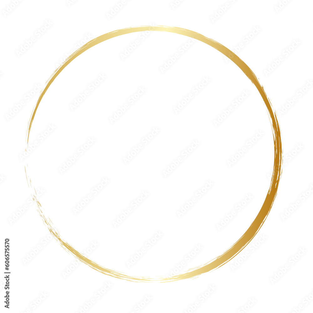 Golden grunge circle, golden Circle, circle border Golden grunge circle, golden Circle, circle border