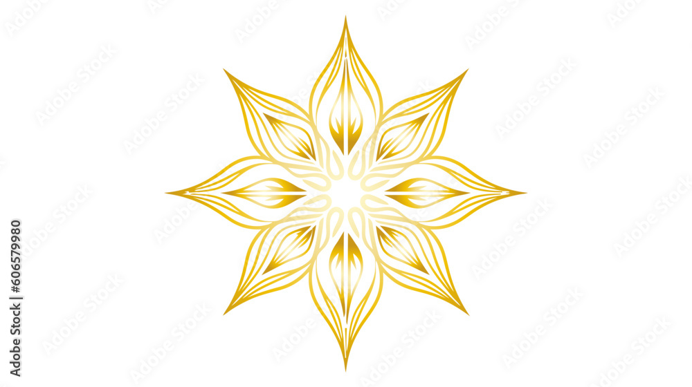 Fotografie Star icon, logo. Vector illustration isolated on white background
