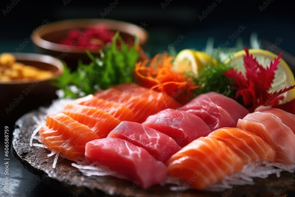 Japanese sashimi Cinematic Editorial Food Photography Japanese sashimi Cinematic Editorial Food Photography