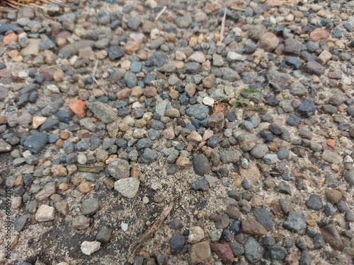 dark gravel pebbles stone texture seamless texture
