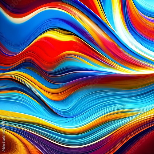 1175 Abstract Liquid Waves: A captivating and abstract background featuring abstract liquid waves in vibrant and flowing colors that create a visually stunning and dynamic ambiance2, Generative AI photo