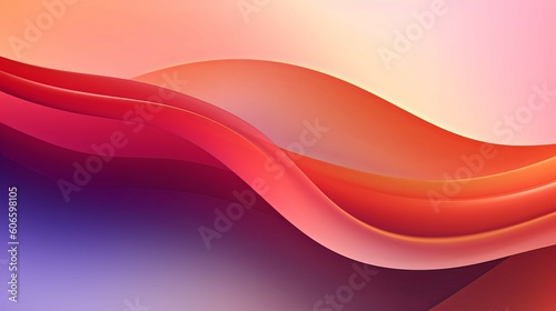 colorful silk gradient background banner abstract background Generative AI full color stock illustration