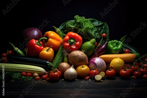 mix vegetable Cinematic Editorial Food Photography