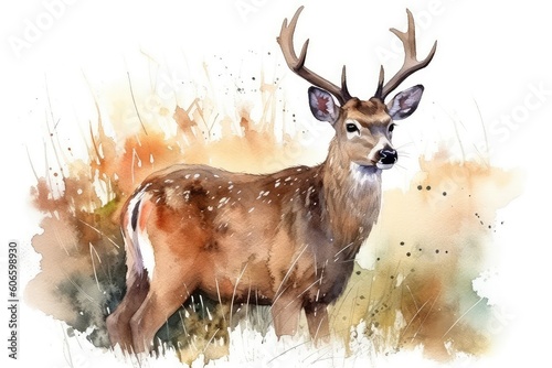 Naklejka deer in the forest