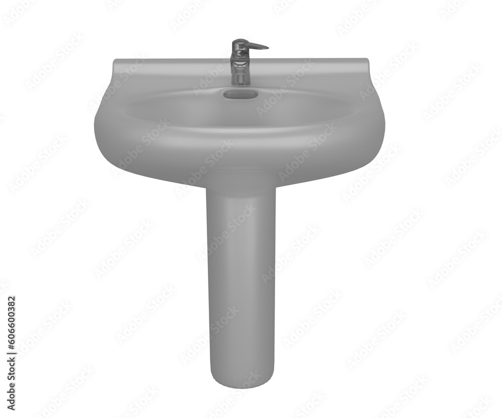 3d rendering realistic bathroom pedestal sink 3d rendering realistic bathroom pedestal sink