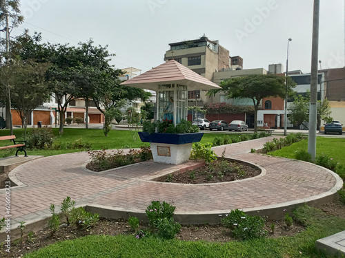 small chapel in park, Lima, Peru