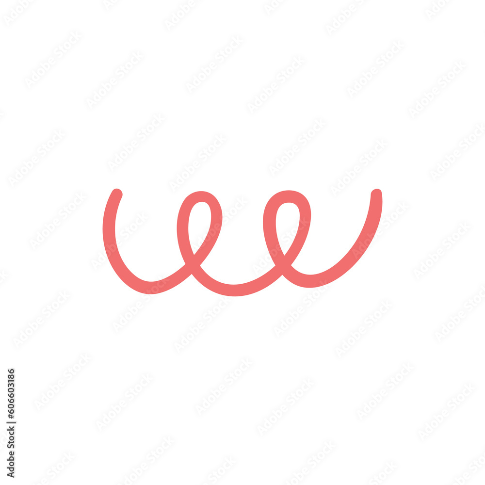 hand drawn doodle elements motion effect lines For a lovely party decoration for children. hand drawn doodle elements motion effect lines For a lovely party decoration for children.