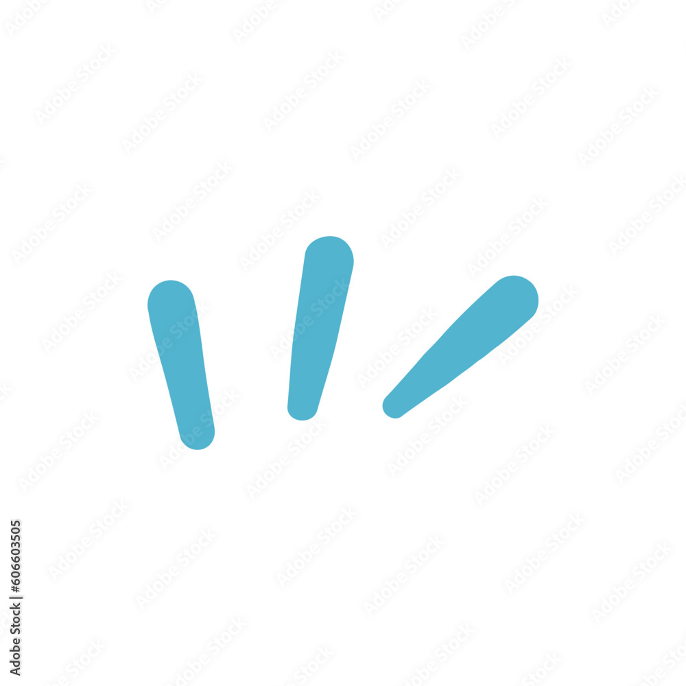 hand drawn doodle elements motion effect lines For a lovely party decoration for children. hand drawn doodle elements motion effect lines For a lovely party decoration for children.